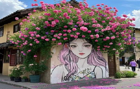 枝江怎么设计网红打卡墙绘