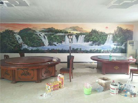 枝江墙绘-写实风景