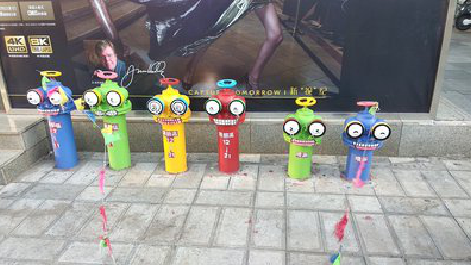 枝江商业区彩绘