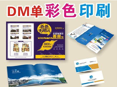 枝江单页印刷，色彩搭配简单。