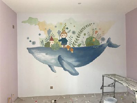 枝江手绘墙的特点及优势。