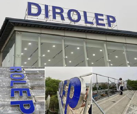 枝江楼顶发光字安装的注意事项。